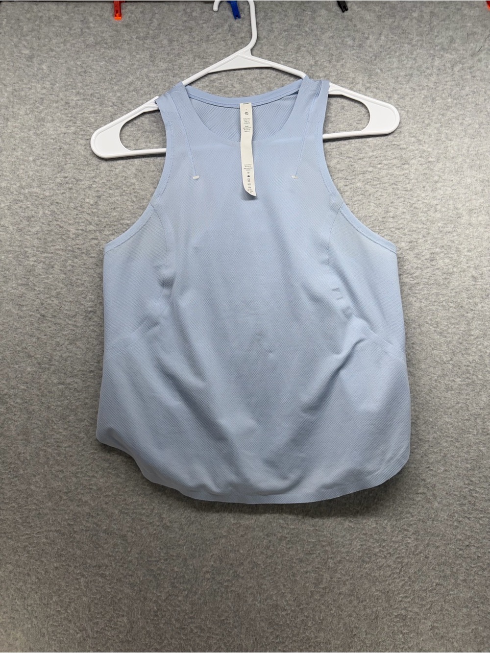 lululemon athletica Pale Blue Racerback Performance Tank